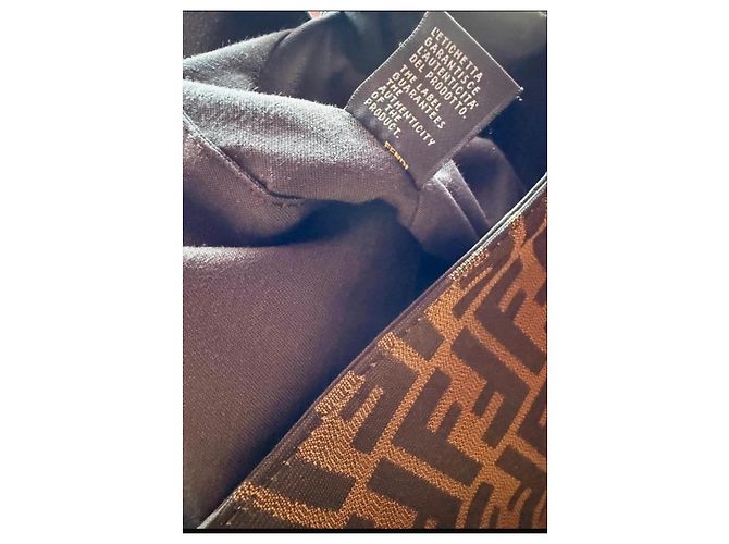 Fendi Zucca Schultertasche Braun Monogramm - Ansicht 4