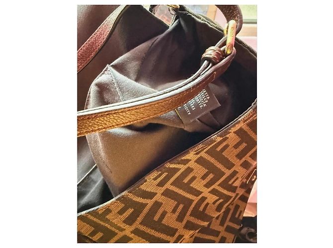 Fendi Zucca Schultertasche Braun Monogramm - Ansicht 5