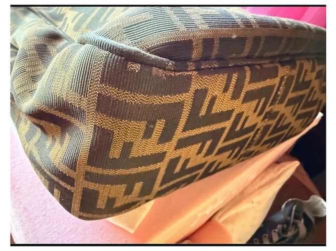 Fendi Zucca Schultertasche Braun Monogramm - Ansicht 6
