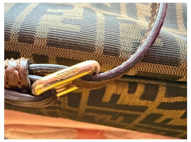 Fendi Zucca Schultertasche Braun Monogramm - Ansicht 9