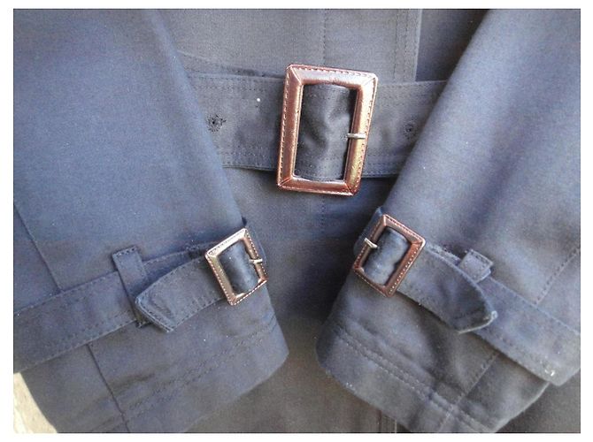 Comptoir des Cotonniers schwarzer Trenchcoat mit Gürtel - Ansicht 7