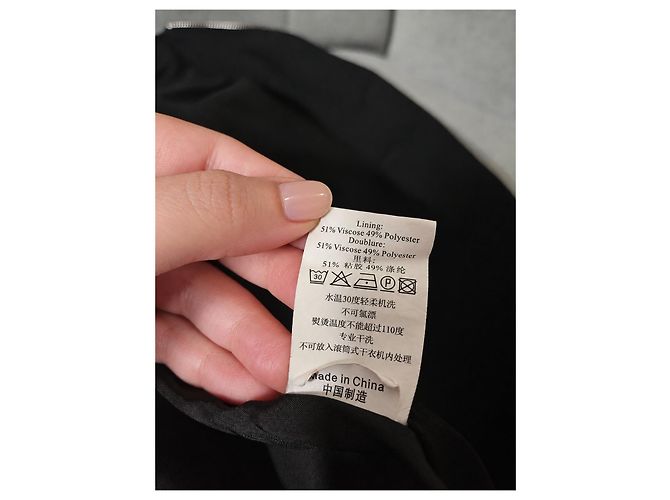 Giacca bomber Christian Dior 'I am Poison' Nero - vista 9