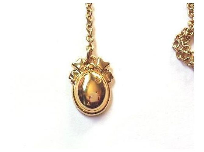 Collana Christian Dior in metallo dorato D'oro - vista 4