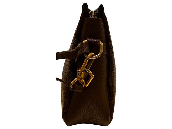 Louis Vuitton Kasai Clutch Damier Ebene Braun - Ansicht 4