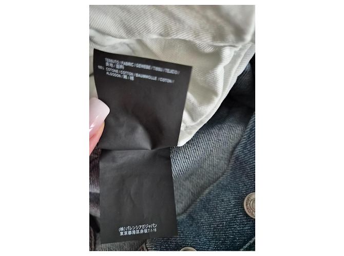 Jeans Balenciaga in denim blu chiaro - vista 10