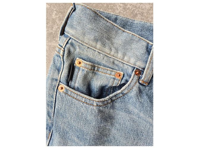 Jeans Balenciaga in denim blu chiaro - vista 4