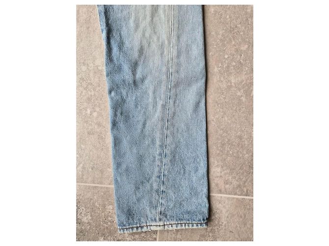 Jeans Balenciaga in denim blu chiaro - vista 5