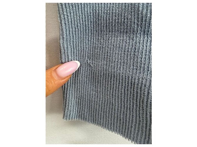 Ermanno Scervino Canotta a Coste Blu chiaro - vista 5