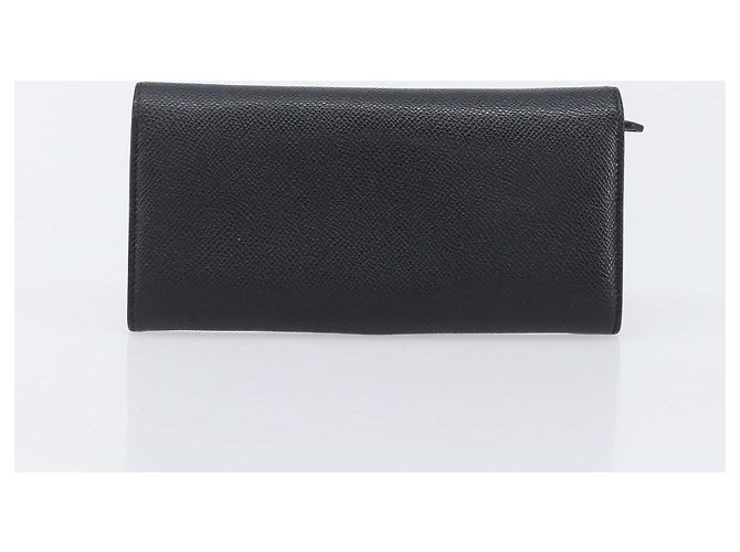 Bulgari Portafoglio lungo BVLGARI in pelle 2 Set Nero Auth bs37356 - vista 12