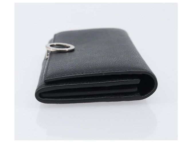 Bulgari Portafoglio lungo BVLGARI in pelle 2 Set Nero Auth bs37356 - vista 13