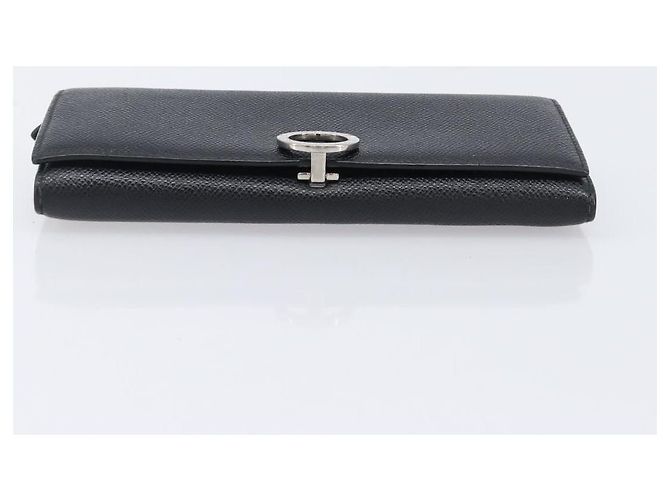 Bulgari Portafoglio lungo BVLGARI in pelle 2 Set Nero Auth bs37356 - vista 15