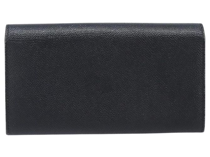 Bulgari Portafoglio lungo BVLGARI in pelle 2 Set Nero Auth bs37356 - vista 3