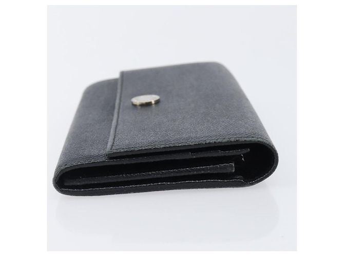 Bulgari Portafoglio lungo BVLGARI in pelle 2 Set Nero Auth bs37356 - vista 4
