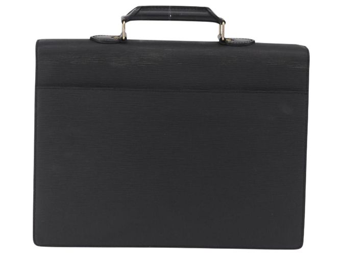 LOUIS VUITTON Epi Serviette Conseiller Briefcase Black M54422 LV Auth BA15530 Nero - vista 2
