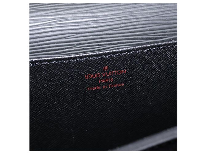 LOUIS VUITTON Epi Serviette Conseiller Briefcase Black M54422 LV Auth BA15530 Nero - vista 25