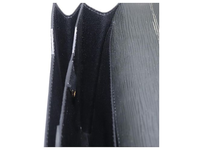 LOUIS VUITTON Epi Serviette Conseiller Briefcase Black M54422 LV Auth BA15530 Nero - vista 27