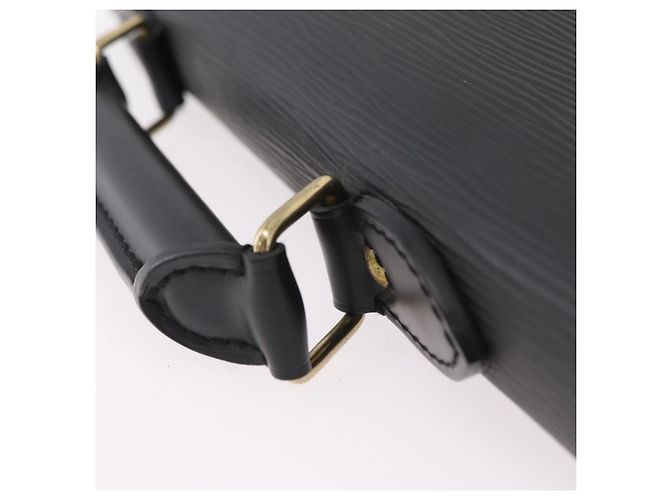 LOUIS VUITTON Epi Serviette Conseiller Briefcase Black M54422 LV Auth BA15530 Nero - vista 8