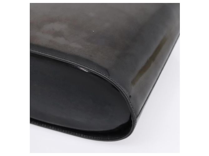 Borsa Salvatore Ferragamo Gancini vernice Black Silver Auth bs37143 Nero Argento - vista 14