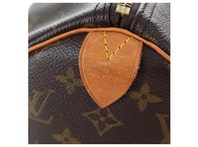 LOUIS VUITTON Monogram Keepall 45 Boston Bag M41428 LV Auth 203170V Monograma - vista 20