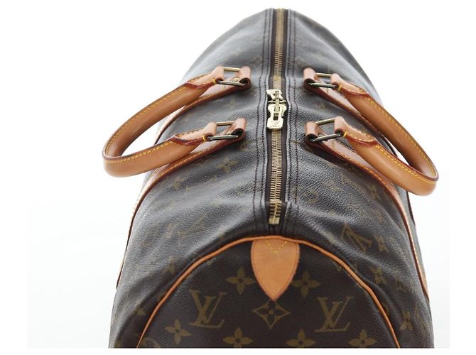 LOUIS VUITTON Monogram Keepall 45 Boston Bag M41428 LV Auth 203170V Monograma - vista 6
