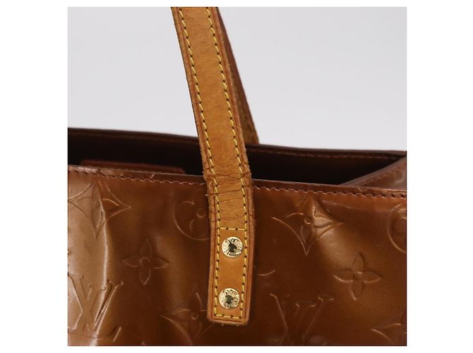 LOUIS VUITTON Monogram Vernis Reade MM Handtasche Bronze M91143 LV Auth BA16171 - Ansicht 10
