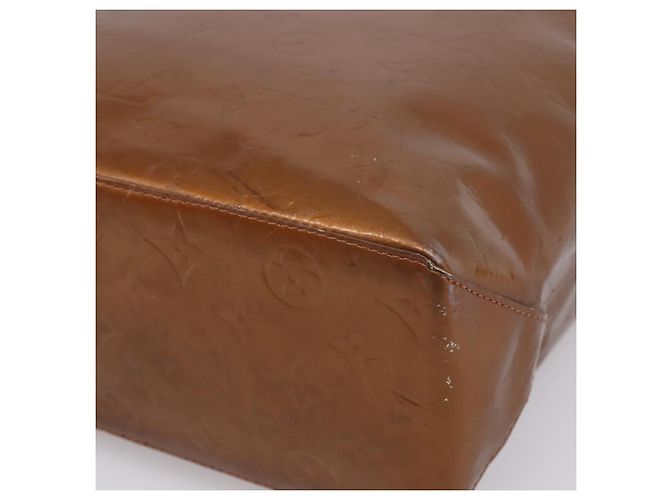 LOUIS VUITTON Monogram Vernis Reade MM Handtasche Bronze M91143 LV Auth BA16171 - Ansicht 11