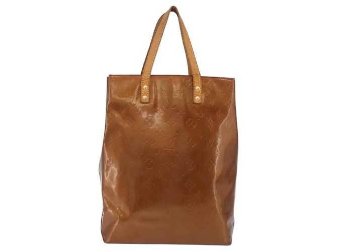 LOUIS VUITTON Monogram Vernis Reade MM Handtasche Bronze M91143 LV Auth BA16171 - Ansicht 13