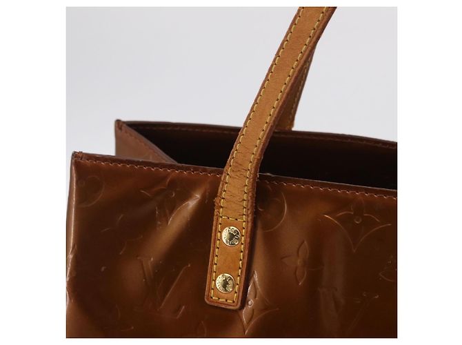 LOUIS VUITTON Monogram Vernis Reade MM Handtasche Bronze M91143 LV Auth BA16171 - Ansicht 19