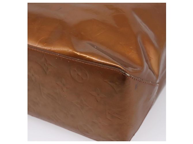 LOUIS VUITTON Monogram Vernis Reade MM Handtasche Bronze M91143 LV Auth BA16171 - Ansicht 23