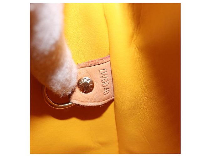 LOUIS VUITTON Monogram Vernis Houston Handtasche Jaune M91121 LV Auth gh2355 Gelb - Ansicht 12