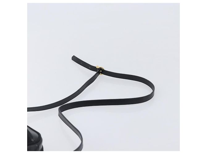Borsa a tracolla Salvatore Ferragamo Vala in pelle nera e oro Auth bs37160 Nero - vista 14