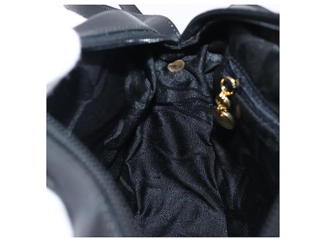 Borsa a tracolla Salvatore Ferragamo Vala in pelle nera e oro Auth bs37160 Nero - vista 23