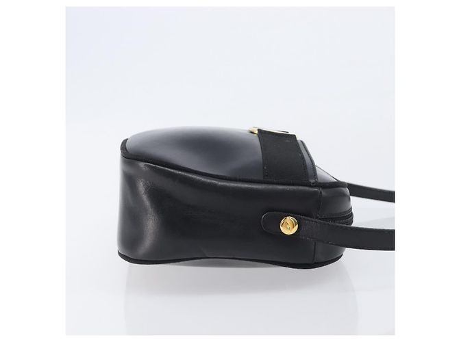 Borsa a tracolla Salvatore Ferragamo Vala in pelle nera e oro Auth bs37160 Nero - vista 3