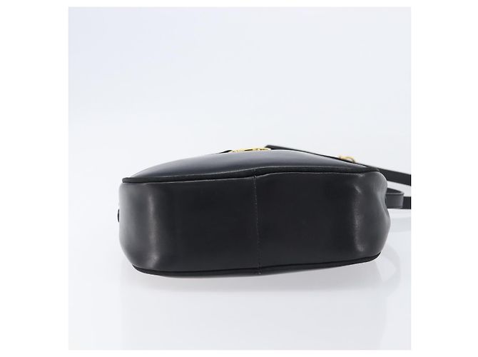Borsa a tracolla Salvatore Ferragamo Vala in pelle nera e oro Auth bs37160 Nero - vista 5