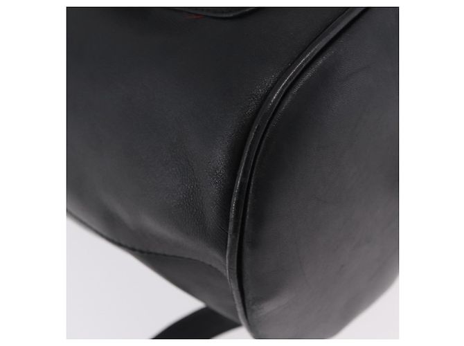 Zaino Christian Dior in pelle nera e oro Auth 204161A Nero D'oro - vista 15