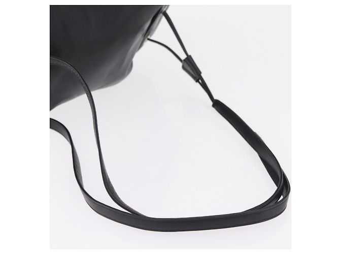 Zaino Christian Dior in pelle nera e oro Auth 204161A Nero D'oro - vista 8