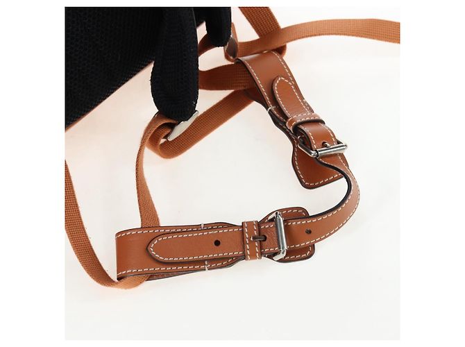 GUCCI Interlocking G Medium Rucksack Nylon Brown Silver 696013 Auth 205808A Braun Silber - Ansicht 15