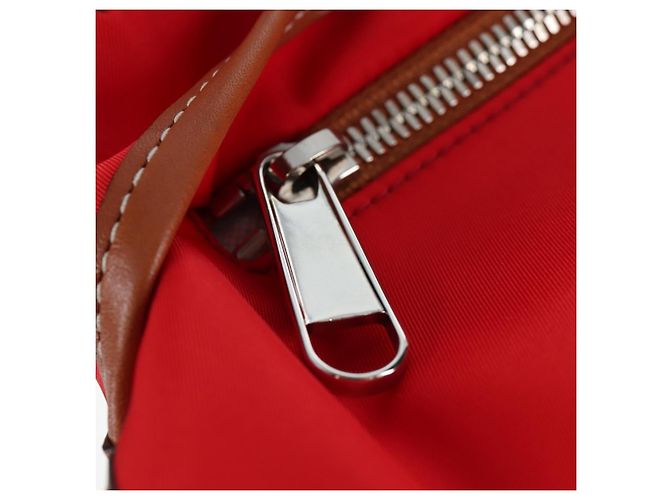GUCCI Interlocking G Medium Rucksack Nylon Brown Silver 696013 Auth 205808A Braun Silber - Ansicht 25