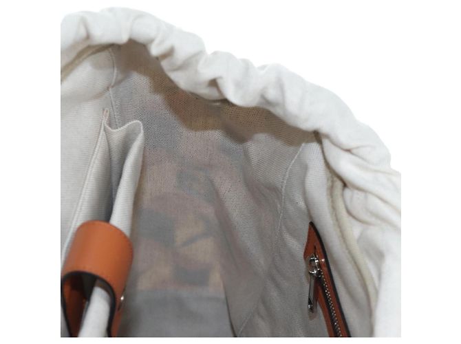 GUCCI Interlocking G Medium Rucksack Nylon Brown Silver 696013 Auth 205808A Braun Silber - Ansicht 32