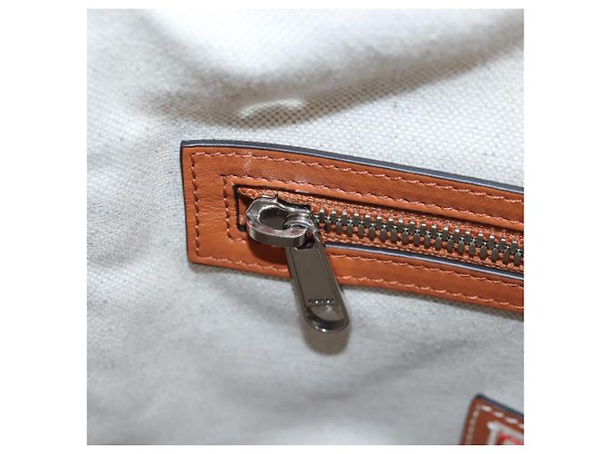 GUCCI Interlocking G Medium Rucksack Nylon Brown Silver 696013 Auth 205808A Braun Silber - Ansicht 36
