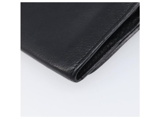 Céline Cartera larga CELINE de cuero dorado negro auténtica bs37228 - vista 15