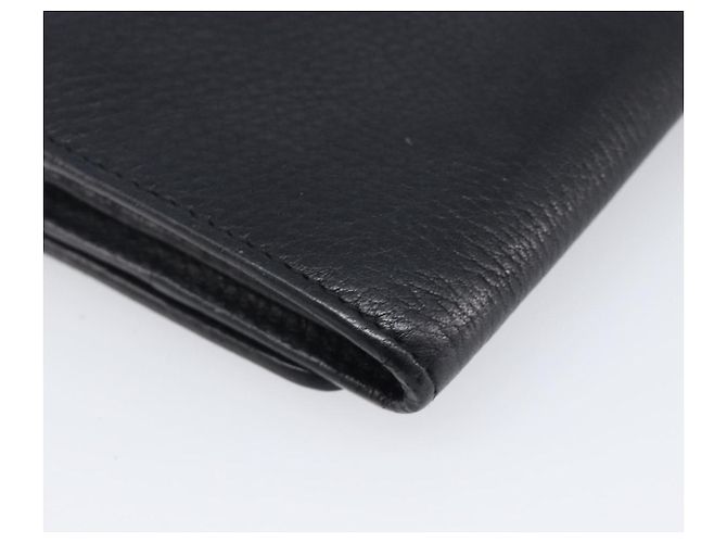 Céline Cartera larga CELINE de cuero dorado negro auténtica bs37228 - vista 16