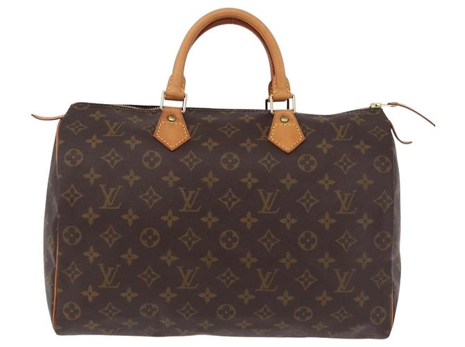 LOUIS VUITTON Monogram Speedy 35 Hand Bag M41524 LV Auth 204115V Monogramma - vista 13