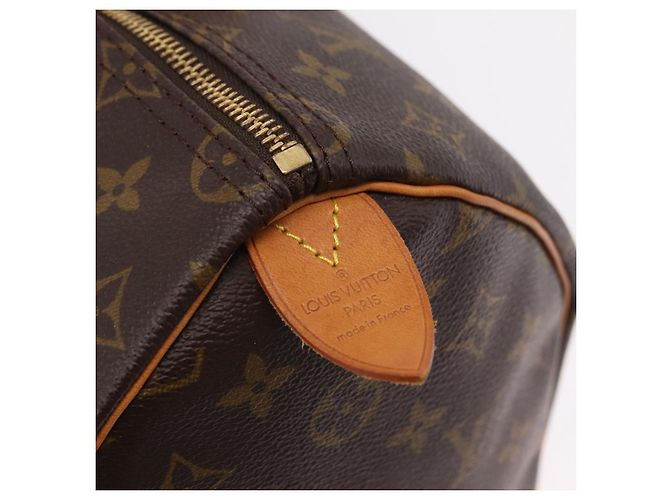 LOUIS VUITTON Monogram Speedy 35 Hand Bag M41524 LV Auth 204115V Monogramma - vista 19