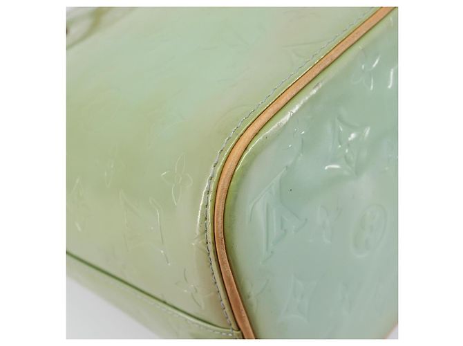 Borsa a mano LOUIS VUITTON Monogram Vernis Houston Baby Blue M91005 LV Auth ep15974 Blu chiaro - vista 17