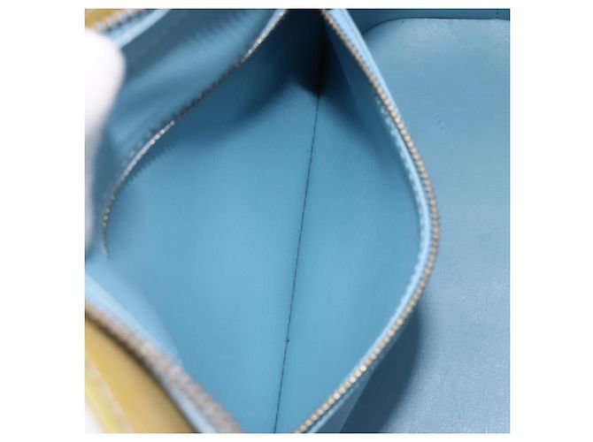 Borsa a mano LOUIS VUITTON Monogram Vernis Houston Baby Blue M91005 LV Auth ep15974 Blu chiaro - vista 24