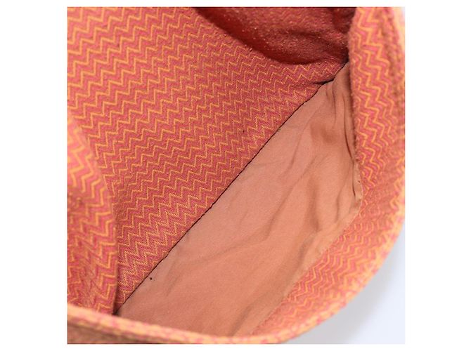 Hermès HERMES Sac Depansage Shoulder Bag Jacquard Orange Auth 203706A Naranja - vista 11