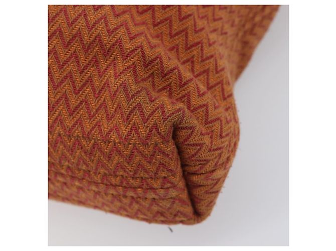 Hermès HERMES Sac Depansage Shoulder Bag Jacquard Orange Auth 203706A Naranja - vista 15