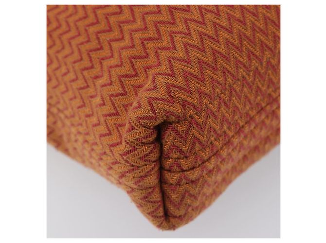 Hermès HERMES Sac Depansage Shoulder Bag Jacquard Orange Auth 203706A Naranja - vista 16