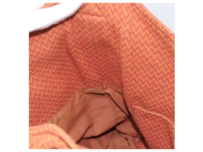 Hermès HERMES Sac Depansage Shoulder Bag Jacquard Orange Auth 203706A Naranja - vista 18